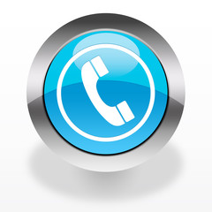 Phone glossy icon