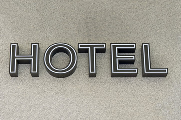 Hotel sign