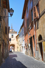 Alleyway. Capranica. Lazio. Italy.