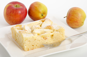 Frischer Apfelkuchen