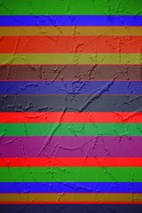 Colorful striped background wall with pattern