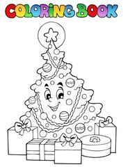 Coloring book Christmas thematics 2
