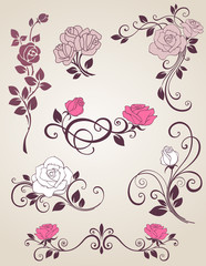Decorative roses