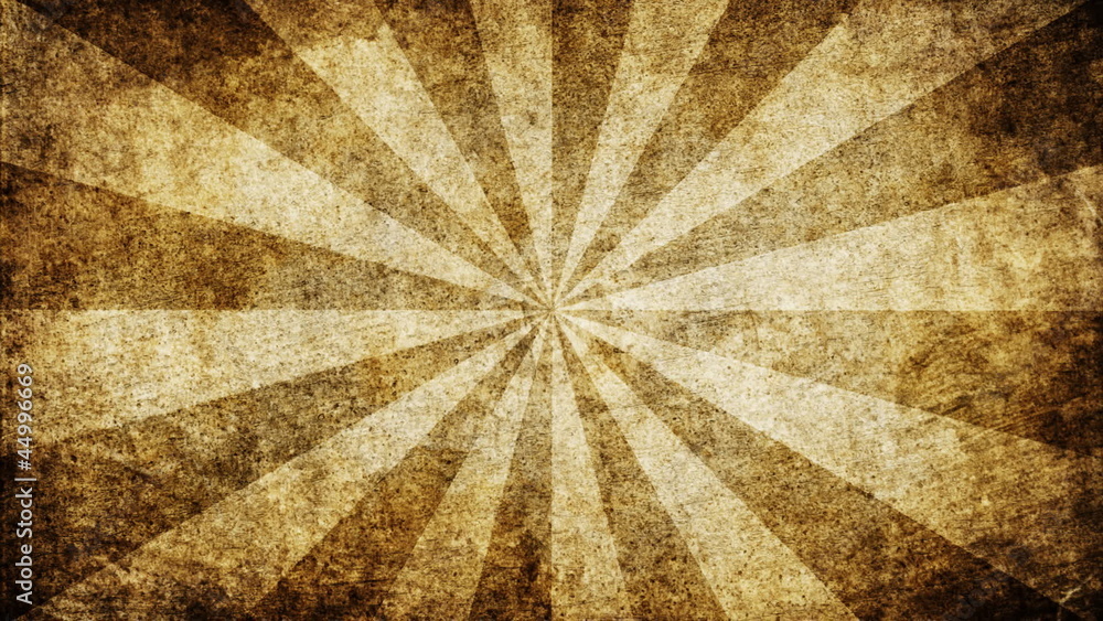 Poster brown grungy rays loop background