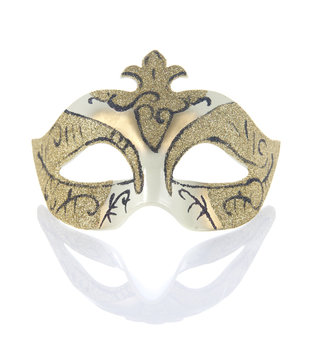 Venetian Mask isolated  on white
