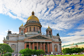 Fototapeta na wymiar Świętego Izaaka Katedra w St Petersburg, Rosja
