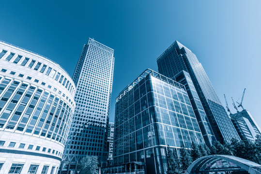 Fototapeta Canary Wharf Business Buidlings
