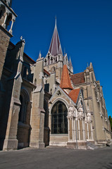 Fototapeta na wymiar Katedra w Lozannie