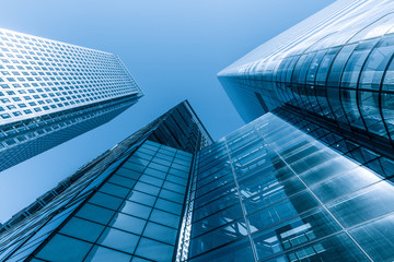 Naklejka premium Canary Wharf Skyscrapers