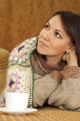 Bliss charming Caucasian female