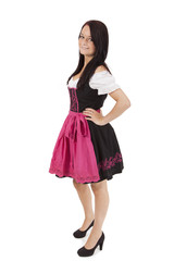 Junge Frau in Tracht