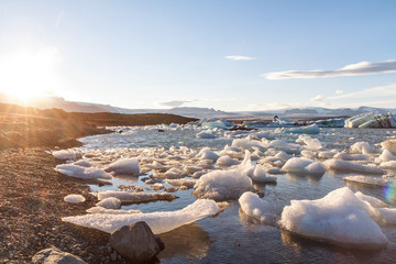 Gletscherlagune Jökulsarlon, Island