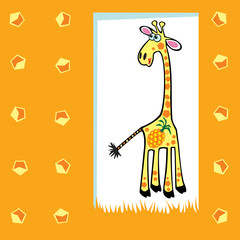 cute fruity giraffe