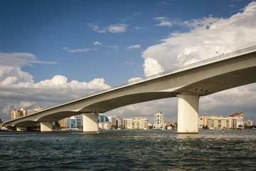 Modern Bridge to Downtown Sarasota