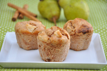 Birnen Lebkuchen Muffins