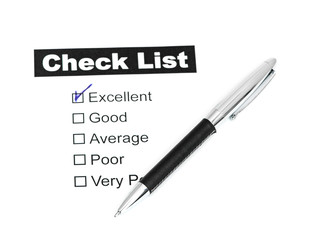 Tick placed in excellent checkbox