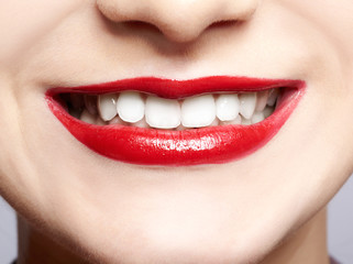 Obraz premium lips zone makeup