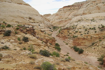 Capitol Gorge Trail in Capital Reef Nationl Park