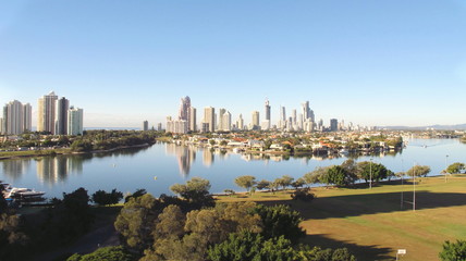Naklejka premium Gold Coast City, early morning 2