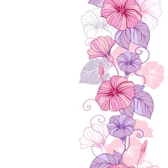 Stickers pour porte Fleurs abstraites Fond floral abstrait élégant. Conception de fleurs vectorielles.
