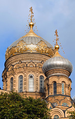 Fototapeta na wymiar Church in Saint-Petersburg, Russia