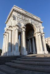 Victory square in Genoa