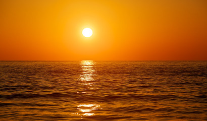 Deep Orange Sunset