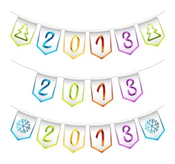 2013 design bunting flags