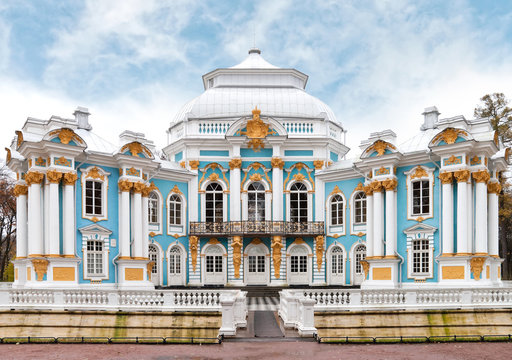 Hermitage Pavillion. Tsarskoye Selo, St Petersburg, Russia