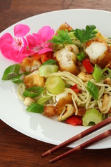 Colorful meal