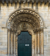 Portal of San Naciolas de Portomarin church