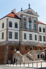 Naklejka premium Museum of Frederick Chopin. Baroque palace in Warsaw.. Famous Du