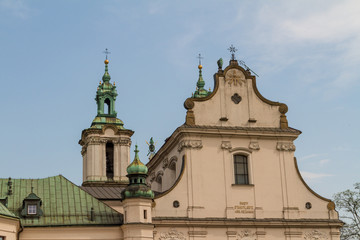 Fototapeta na wymiar Katedra na Starym Mieście w Krakowie