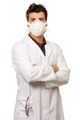 Male Doctor With Mask