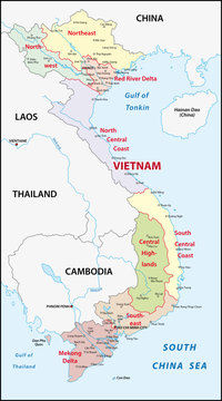 Vietnam, Regionen