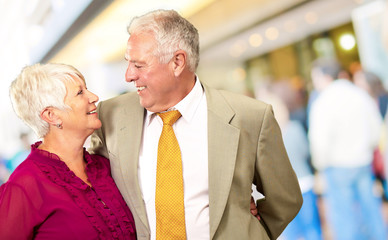Portrait Of A Happy Senior Couple