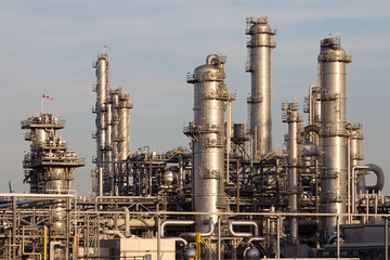 petrochemical industrial plant