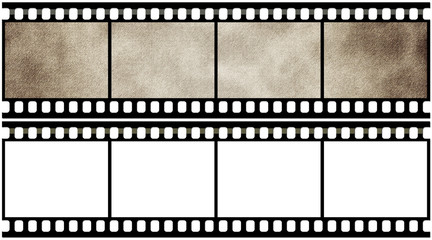 Blank film strip