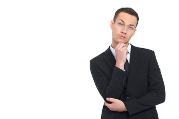 Thinking Businessman