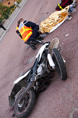 Accident moto 18