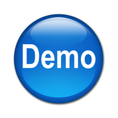 Boton brillante texto Demo