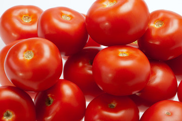 Fresh Tomatoes isolated on white