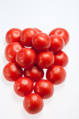 Fresh Tomatoes isolated on white