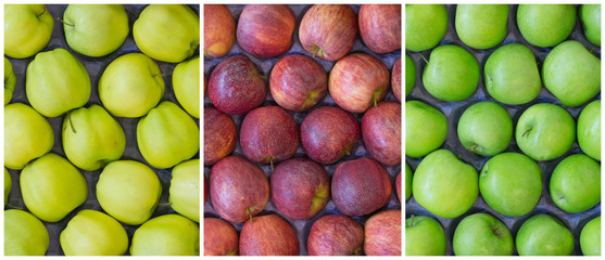 Коллаж из яблок