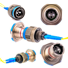 Connector for fiber optic cable