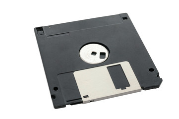 One diskette of black color.2