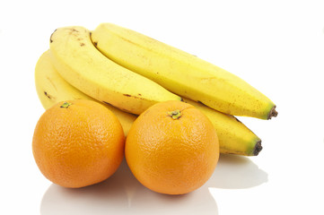 Bananen und Orangen
