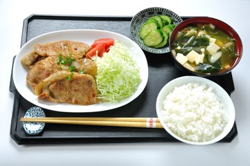 生姜焼き定食
