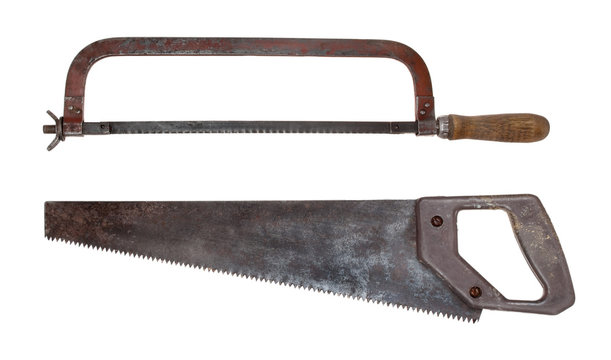 Old saws for metal and wood