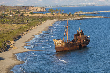 Shipwreck near Githeio,Greece © anastasios71
